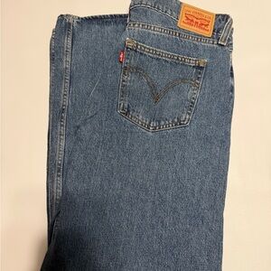 Levi's Women's Blue Flare/Wide Leg Jeans